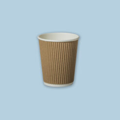 Vaso polipapel 8oz Darnel Naturals Moca con protector (500 unidades)