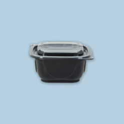 Contenedor Cuadrado ProToGo 6"x 6" 24 oz Negro (100 unidades)
