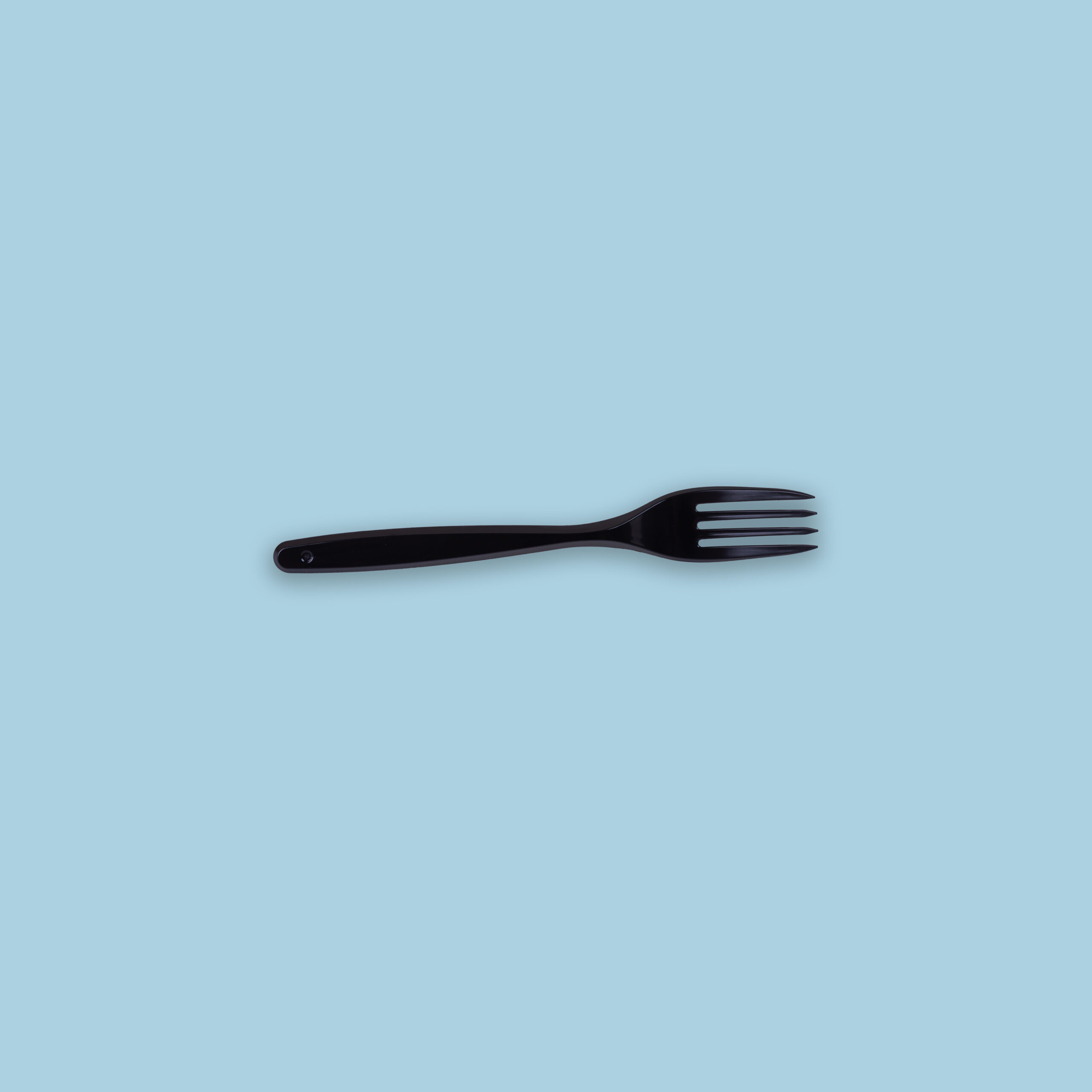 Tenedor Color Clean Touch Negro (240 unidades)