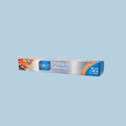 Rollo Papel Aluminio Darnel 45cm x 65m con sierra (9 unidades)