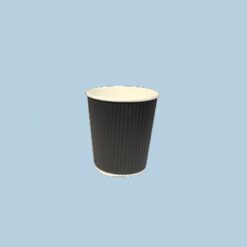 Vaso polipapel 8oz Darnel Naturals Negro con protector (500 unidades)