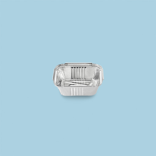 Molde de aluminio Rectangular 4oz (500 unidades)