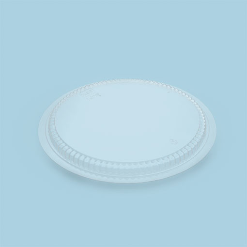 Tapa cristal para molde aluminio Redondo 32oz (200 unidades)