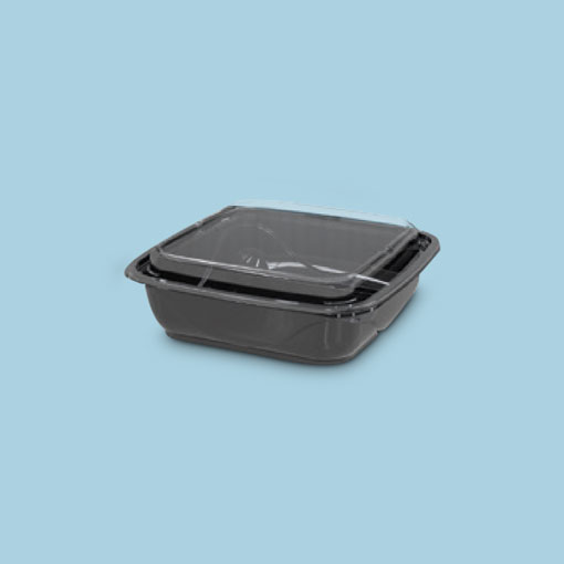 Contenedor Cuadrado ProToGo+ 8,5 x 8,5 48oz (100 unidades)