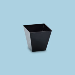Copa Cuadrada Petite Negro 6oz (144 unidades)