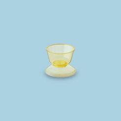 Copa Veneciana Murano 3oz Amarilla Cristal con tapa (500 unidades)