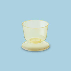 Copa Veneciana Murano 12oz Amarillo Cristal con tapa (500 unidades)